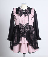 【9/22 10:59まで10％OFF】レースカシュクールフリルワンピース