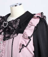 【9/22 10:59まで10％OFF】レースカシュクールフリルワンピース