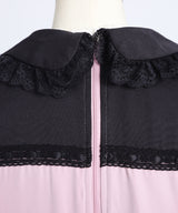 【9/22 10:59まで10％OFF】レースカシュクールフリルワンピース