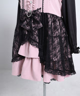 【9/22 10:59まで10％OFF】レースカシュクールフリルワンピース