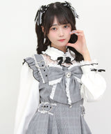 【予約　10/15発送】ハートバックルベルトリボンキラキラセットアップ【SD】