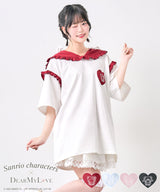【9/11　12時より発売開始】【サンリオ×DML】なりきりセーラーTシャツワンピ【予約　9/29発送】【海外発送不可】【SD】