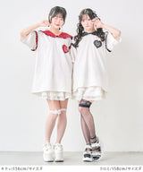 【9/11　12時より発売開始】【サンリオ×DML】なりきりセーラーTシャツワンピ【予約　9/29発送】【海外発送不可】【SD】
