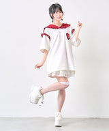 【9/11　12時より発売開始】【サンリオ×DML】なりきりセーラーTシャツワンピ【予約　9/29発送】【海外発送不可】【SD】