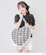 【9/11　12時より発売開始】【サンリオ×DML】フェイスハートトートバッグ【予約　9/18発送】【海外発送不可】【SD】