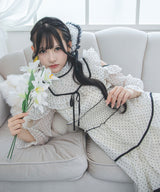 【8/27 11時より発売】2wayシアードットティアードロングワンピース