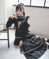 【8/27 11時より発売】2wayシアードットティアードロングワンピース