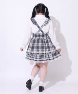 【9/22 10:59まで10％OFF】【予約　9/25発送】ハートはしごレースフリルスカート【SD】