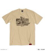 ゴジラ70周年記念『ゴジラ-1.0』シーンイラストTシャツ3（ゴジラ銀座襲来）