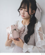 【予約　9/2発送】オリジナルチャーム付ラインストーンポーチ