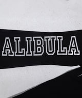 【予約　9/29発送】【ALIBURA】ラメロゴスウェット脚長フレアパンツ/レディース