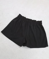 【予約　10/29発送】ビジュー釦楽ちんショートパンツ【4L-5L】【大きいサイズ】