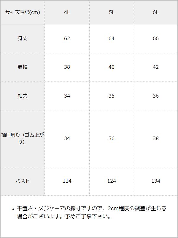 【メール便】ショルダーレースモテフリルボウタイブラウス / サイズ表