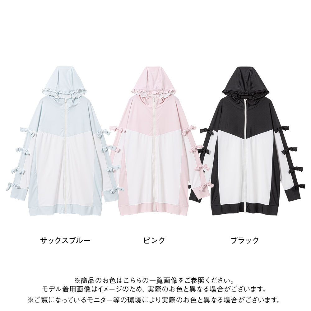 サイドリボンサブカルラッシュガード – レディースファッション