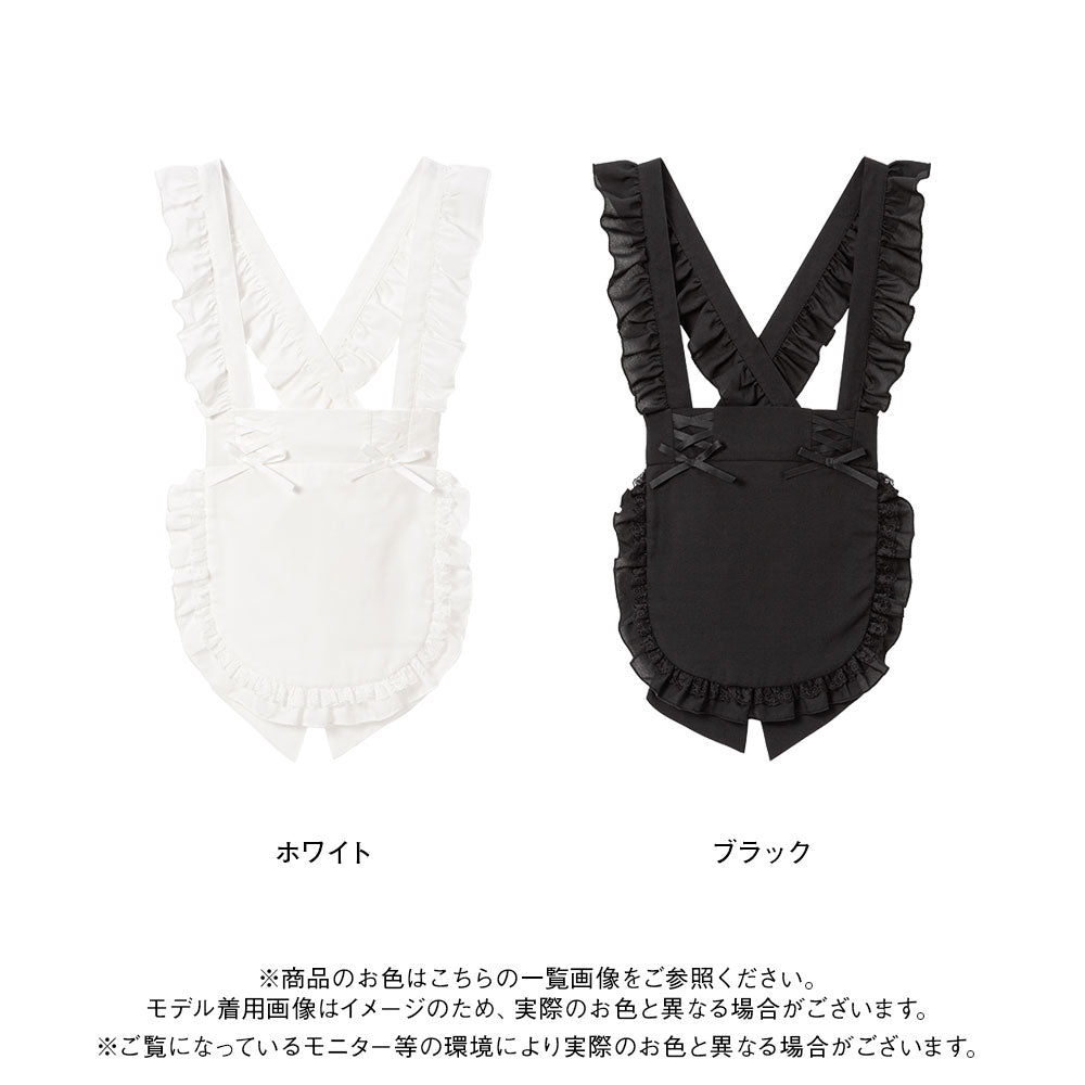 レースフリフリエプロン 楽天市場】フリルレースアップエプロン : 夢展望 YUMETENBO