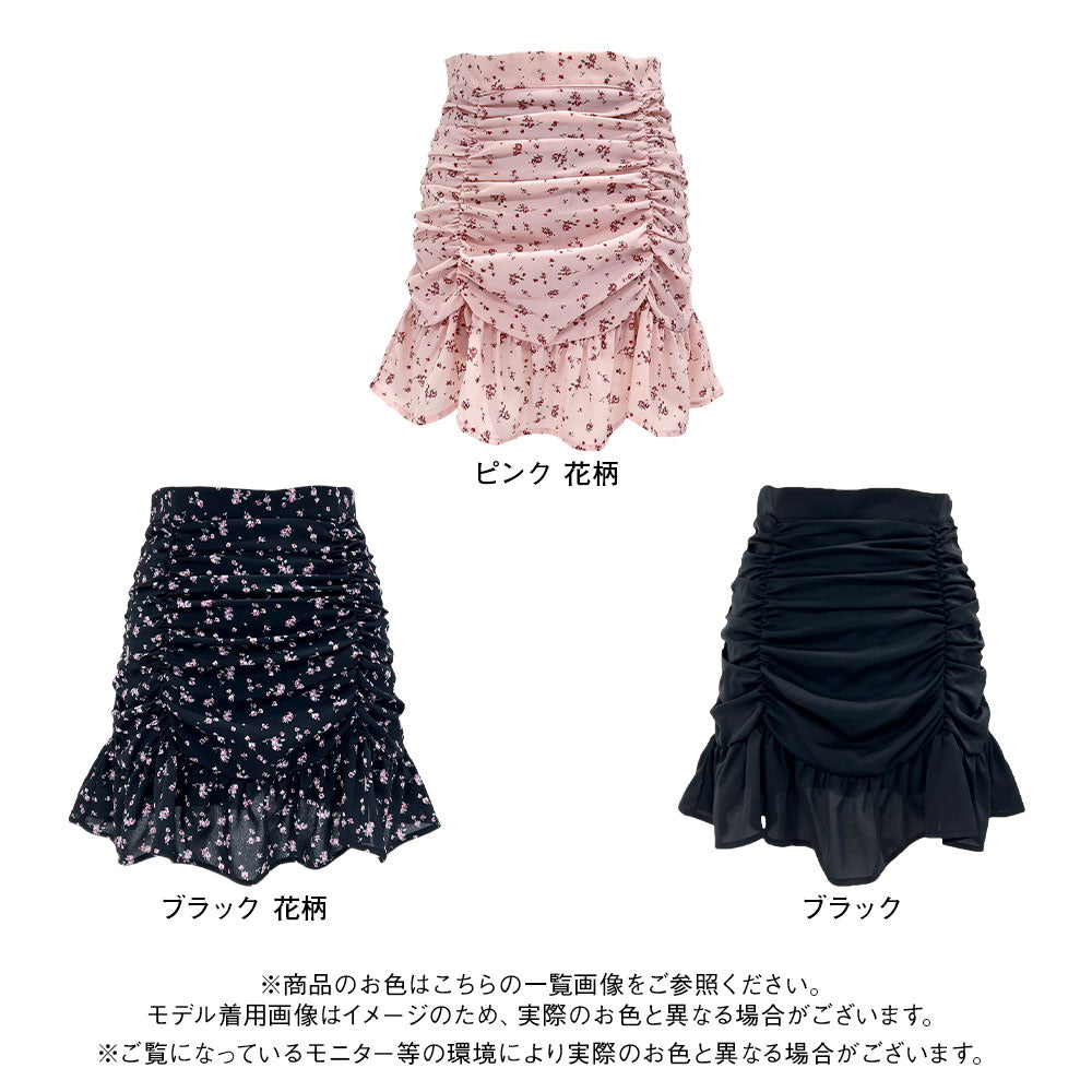 r*o様 ACEANDRARE ミニスカート 4L~6L】ドロストギャザーフレアミニスカート – レディース