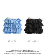 ラッシュガード配色かぼちゃフリルパンツ