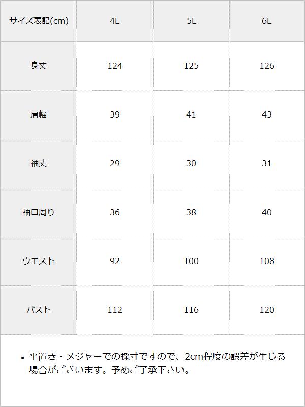 【4L~6L】ダブルビッグカラーシャツワンピース