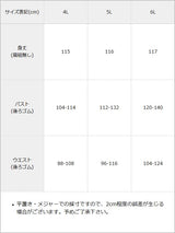 【4L-6L】チュールフリルドールティアードキャミワンピース