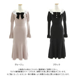 マルチWAY配色ニットワンピース【大きいサイズ有り】