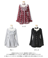 ハートバックルフリルレースセットアップ