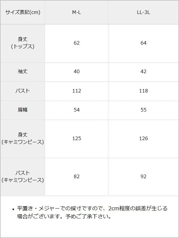 【まとめ買い対象】【予約　6/25発送】3wayボウタイリボンお嬢様レース浴衣【SD】 / サイズ表
