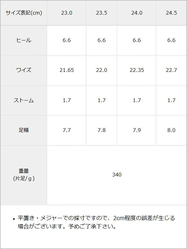 【会員先行セール対象】トリプルリボンシアードットサンダル / サイズ表