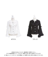 【9/22 10:59まで10％OFF】【予約　9/25発送】フリルはしごレース姫袖ブラウス【SD】