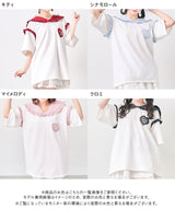 【9/11　12時より発売開始】【サンリオ×DML】なりきりセーラーTシャツワンピ【予約　9/29発送】【海外発送不可】【SD】