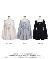 【8/27 11時より発売】ショートパーカー×ミニキャミワンピスウェットセットアップ【大きいサイズあり】