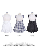【9/22 10:59まで10％OFF】【予約　9/25発送】ハートはしごレースフリルスカート【SD】