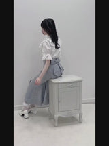 バックリボンレースマーメイドスカート