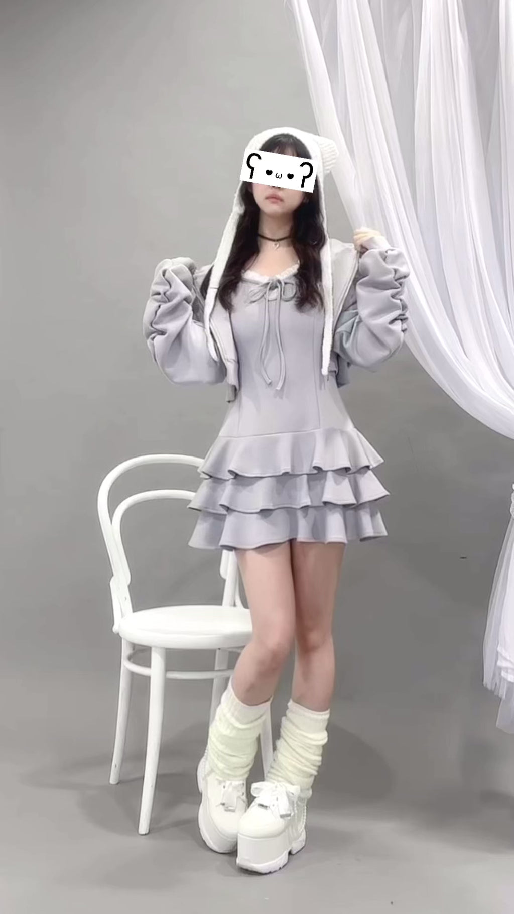 パーティー】セットアップ ティアード フリル デザイン 美魔女 M