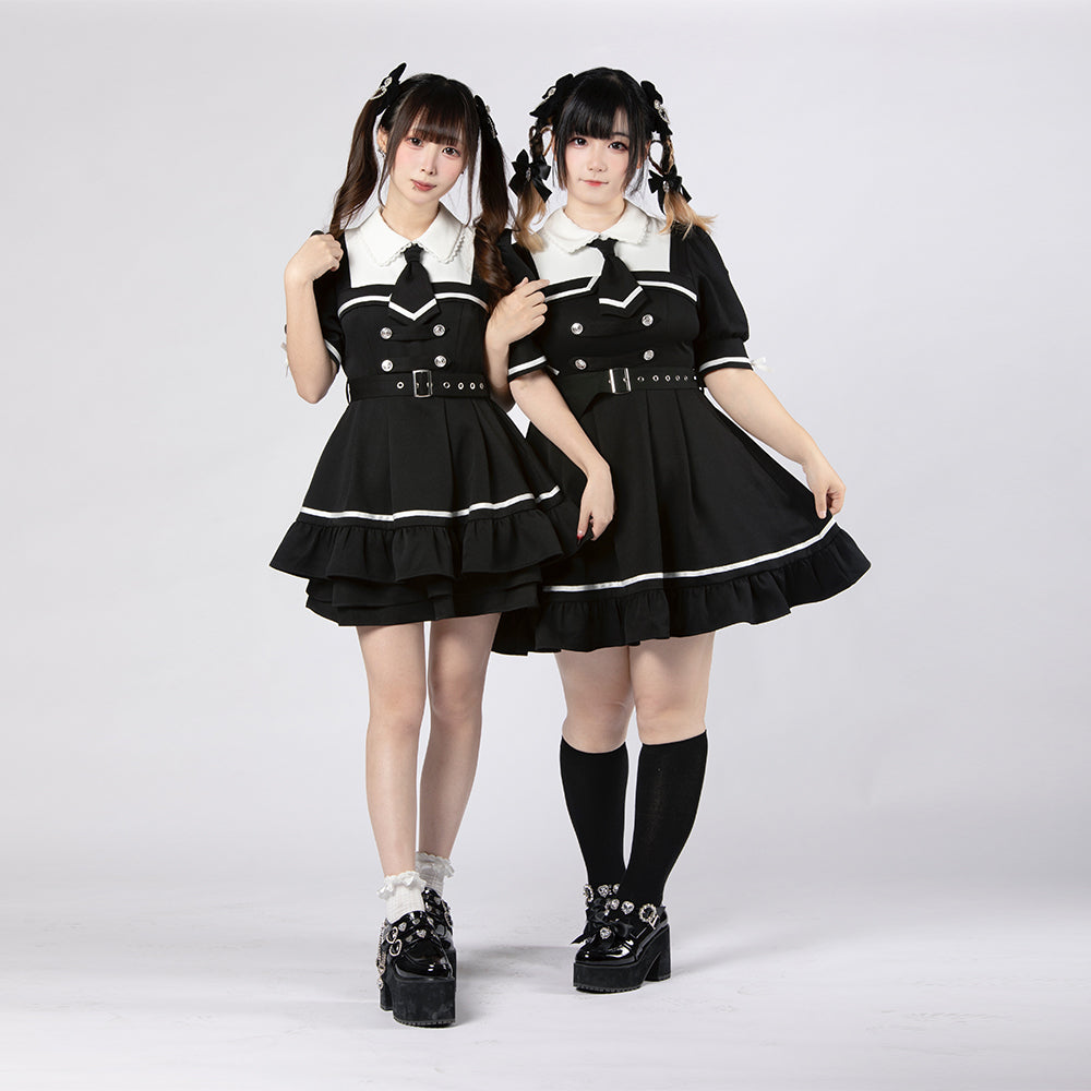 夢展望×谷GOGOコラボ商品】探偵ネクタイ半袖ワンピース – レディース