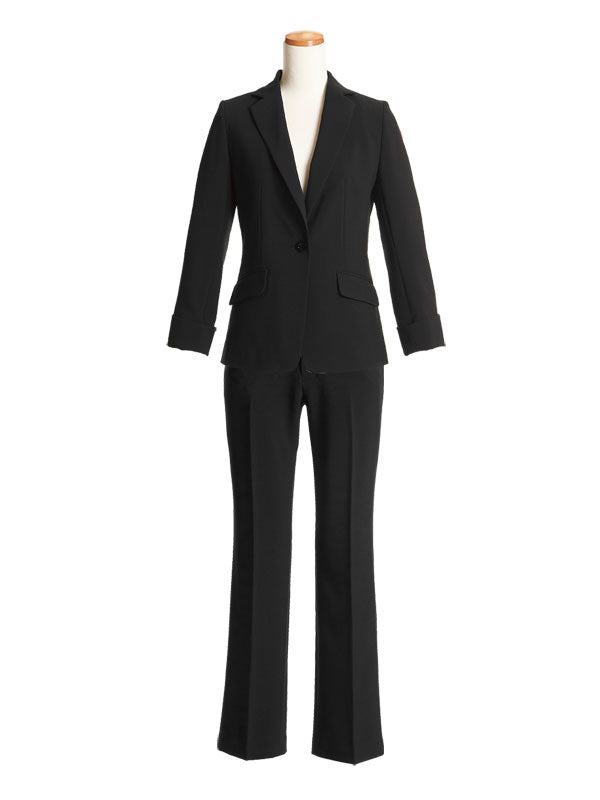 154cm用洗えるストレッチパンツ2点セットスーツ – レディース  