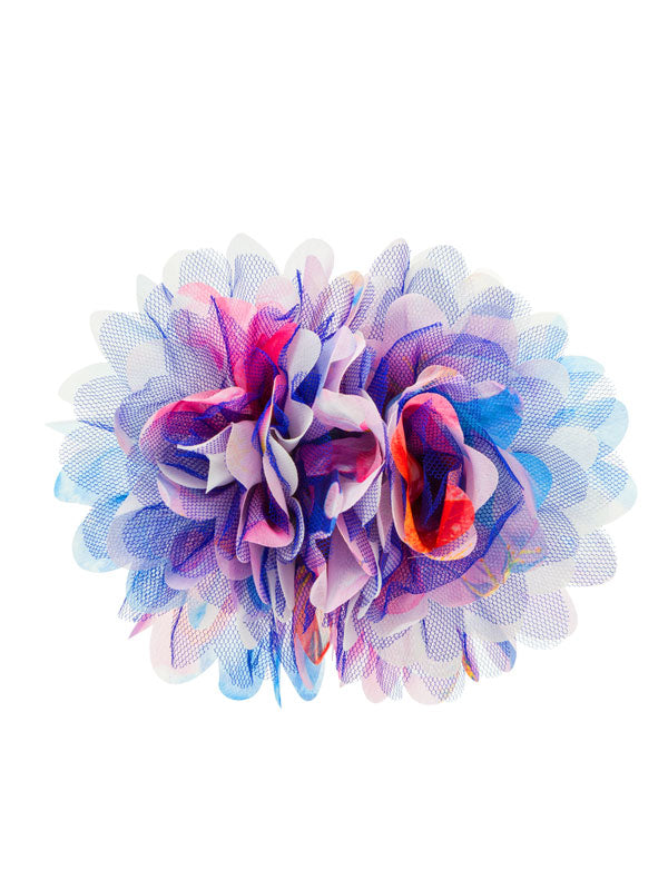 花柄グラデーションorカラーミックスローズヘアクリップ