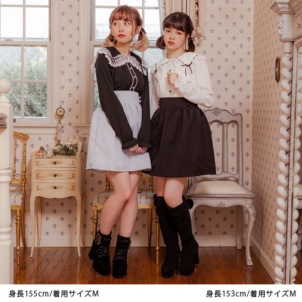 メール便】2WAYレースエプロンフレアスカート – レディース