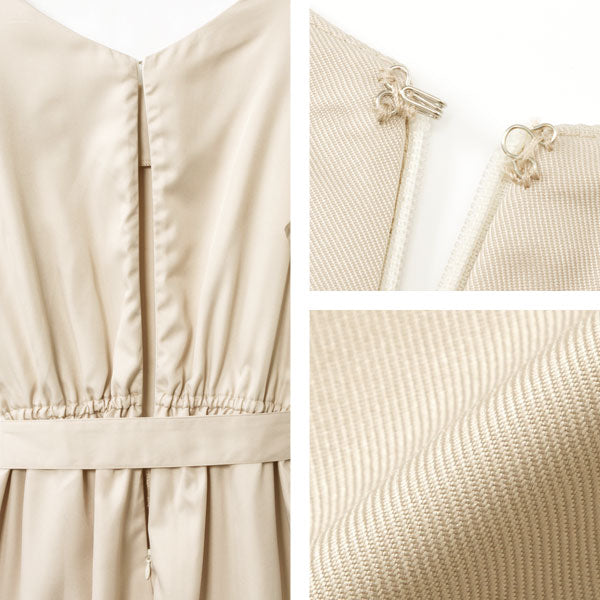 FOXEYドロップド ウエストラッフルドレス （FOXEY - 週末価格！早い者  