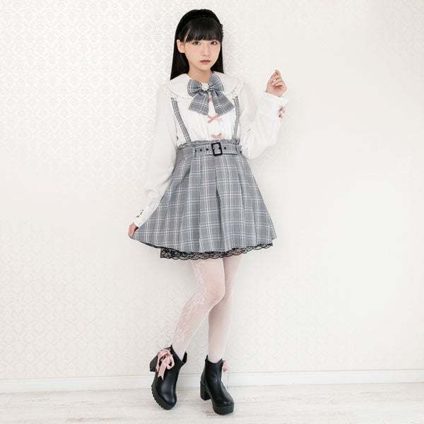 フリルベルト付プリーツスカート – レディースファッション通販の夢