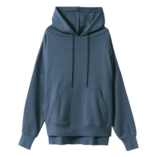 オーバーサイズサイドスリットパーカー – レディース