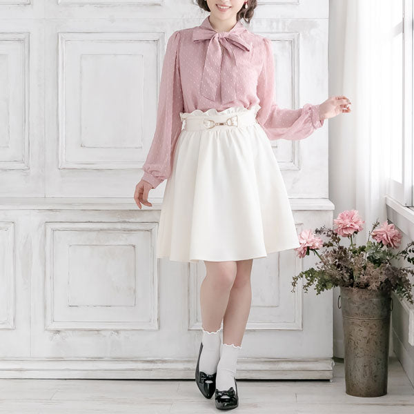 4.5cmヒールリボンパンプス – レディースファッション通販の夢展望【公式】