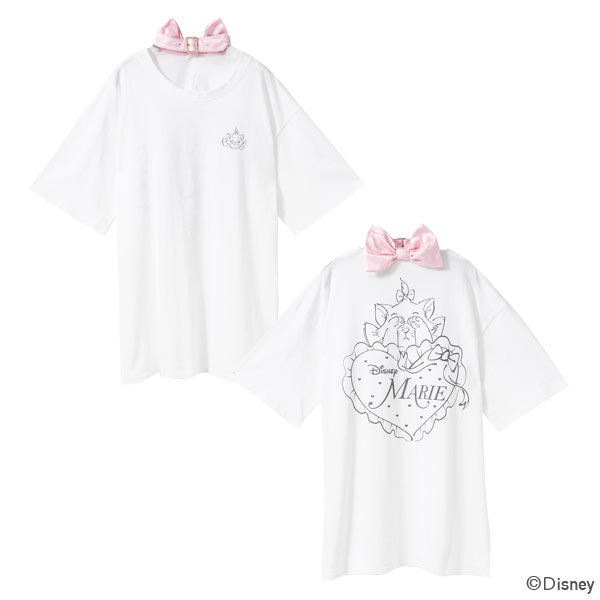 海外発送不可】【Disney/マリー】首輪Tシャツ – レディース
