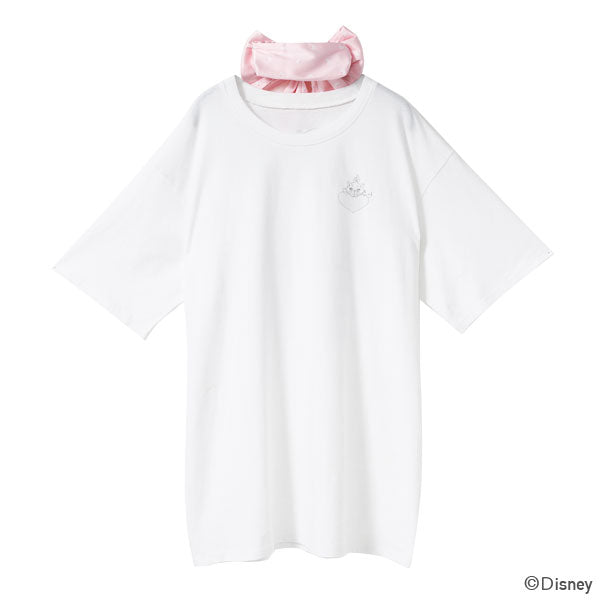 メール便】【海外発送不可】【Disney/マリー】スカーフTシャツ