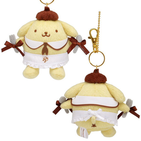 海外発送不可】サンリオキャラクターズエプロンぬいぐるみキーチェーン