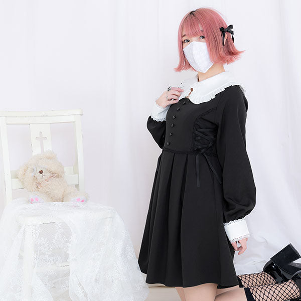 サイドレースアップリボンワンピース – レディースファッション通販の