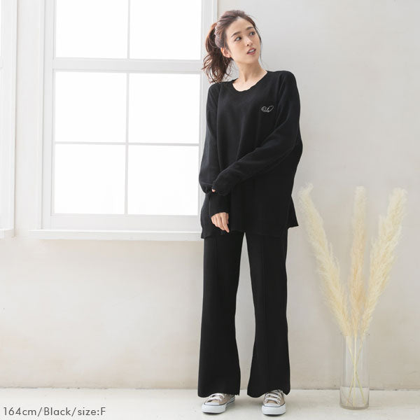 長谷川愛】オーバーサイズニットトップス – レディース