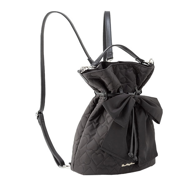 ハートキルティング巾着リュック – レディースファッション通販