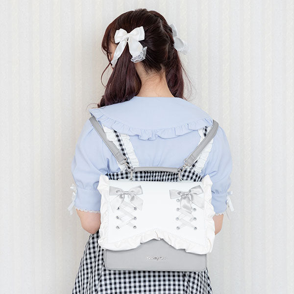 3WAYレースアップセーラーリュック – レディースファッション通販の夢