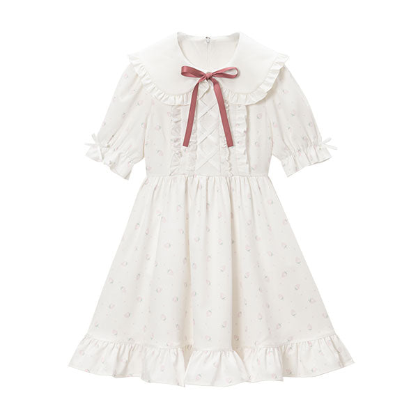 babycheer ワンピース いちごワンピース キッズ 子供服 女の子