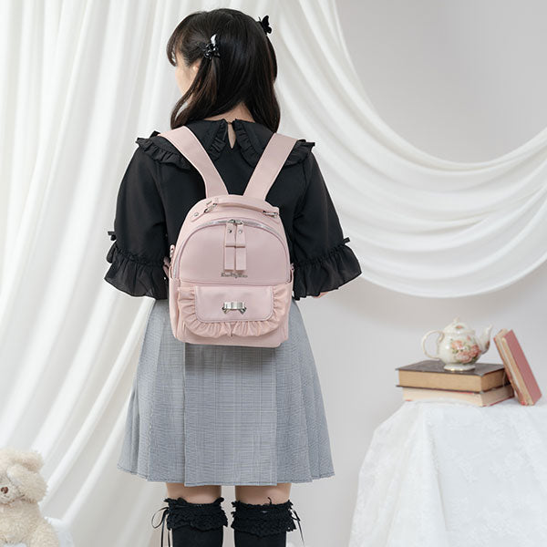 レースアップベルトリボンミニリュック – レディースファッション通販